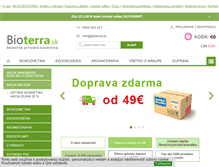 Tablet Screenshot of bioterra.sk